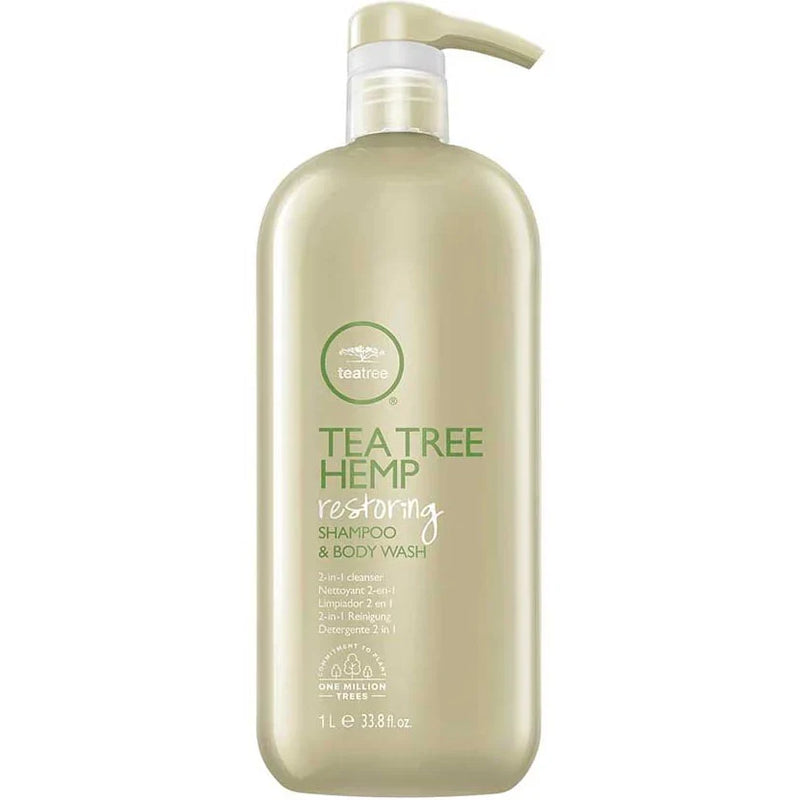 Paul Mitchell Tea Tree Hemp Restoring Shampoo + Body Wash 1 Litre