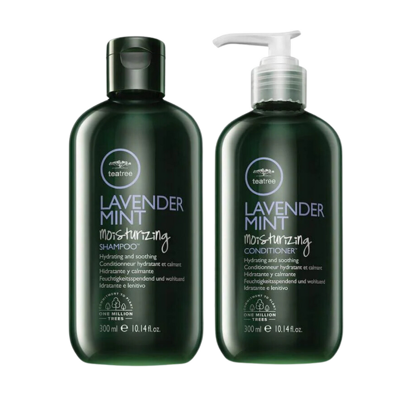 Paul Mitchell Tea Tree Lavender Mint Moisturizing Shampoo & Conditioner 300ml Duo