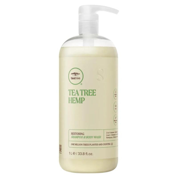 Paul Mitchell Tea Tree Hemp Restoring Shampoo + Body Wash 1 Litre