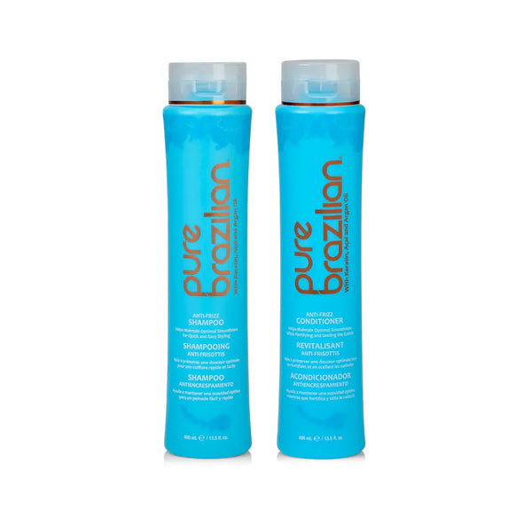 #Pure Brazilian Anti-Frizz Shampoo & Conditioner 400ml Duo