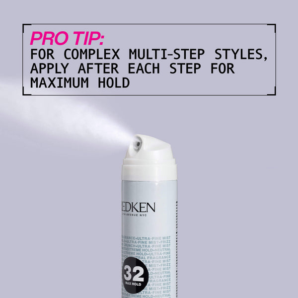 Redken Triple Pure 32 Maximum Hold Hairspray 256g