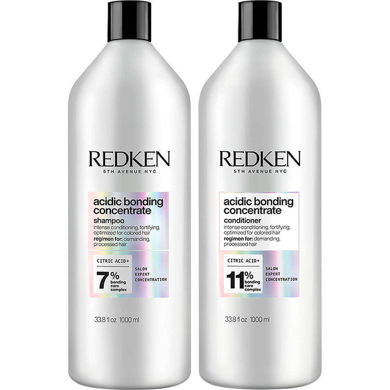 Redken Acidic Bonding Concentrate Shampoo & Conditioner 1 Litre Duo