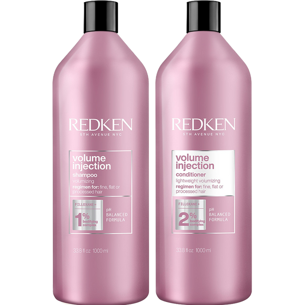 Redken Volume Injection Shampoo & Conditioner 1L Duo