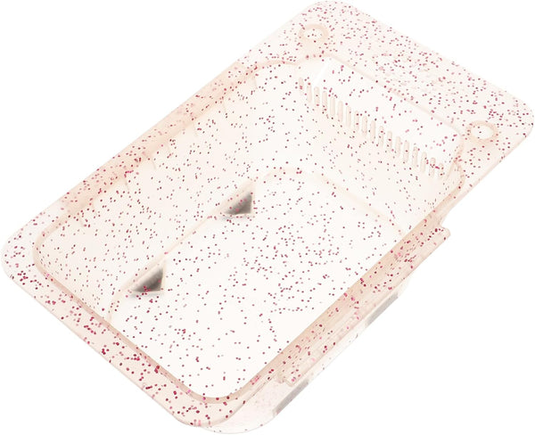 Santorini Glitter Square Tint Bowl Pink