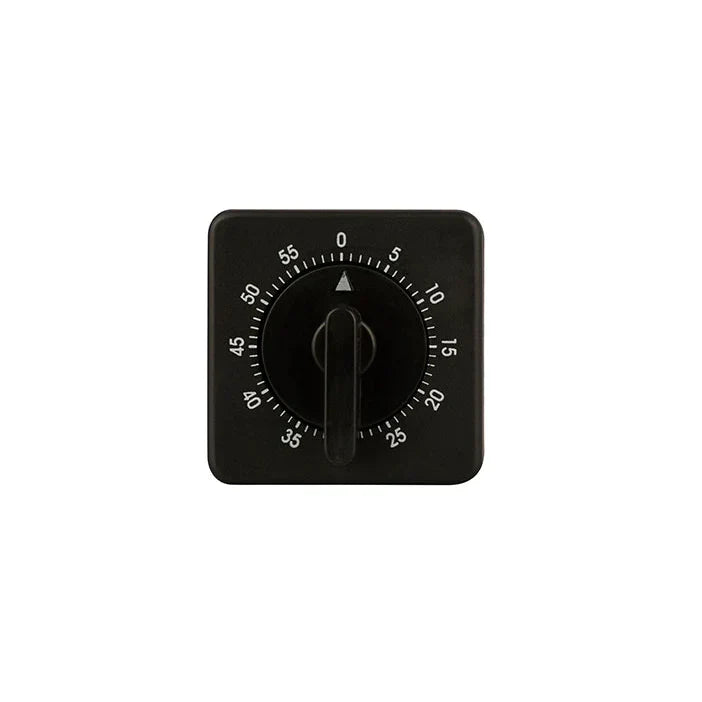 Santorini Mechanical Black Timer
