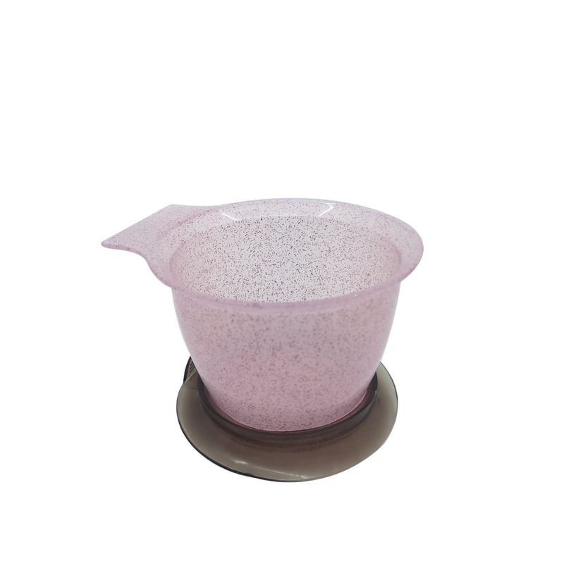 Santorini Suction Base Glitter Tint Bowl Pink