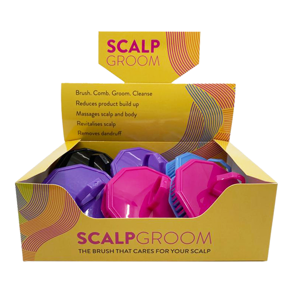 Beautopia Scalp Groom Brush Assorted Colours Box of 12