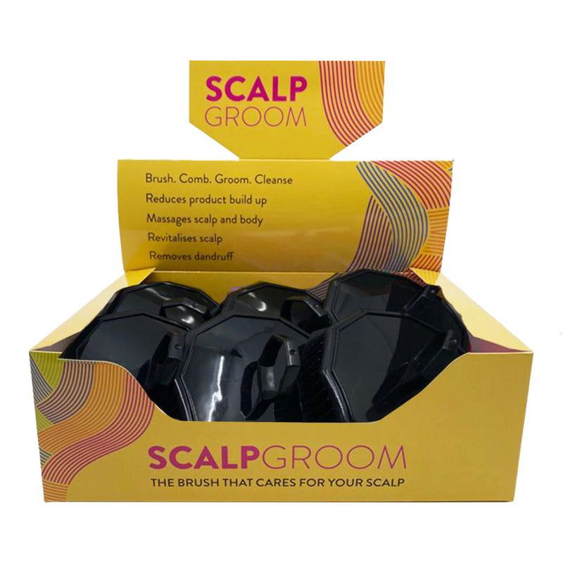 Beautopia Scalp Groom Brush Black Box of 12