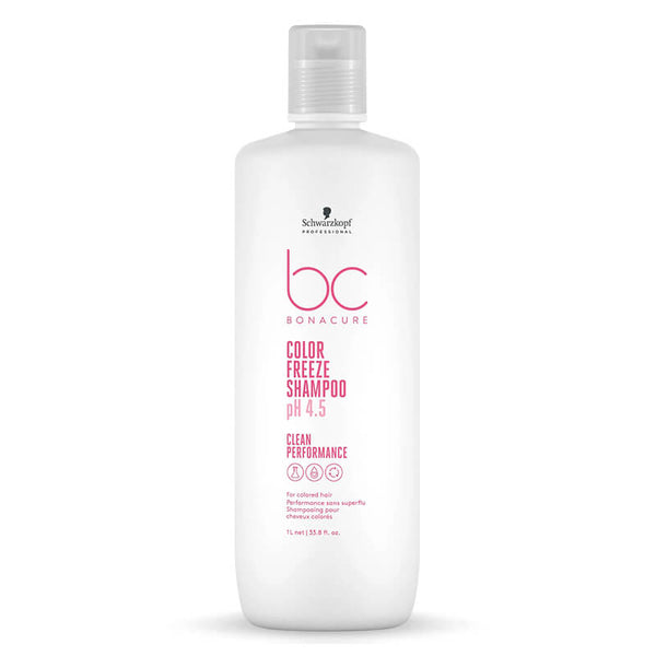 Schwarzkopf BC Clean Performance pH 4.5 Color Freeze Shampoo 1 Litre - Salon Style