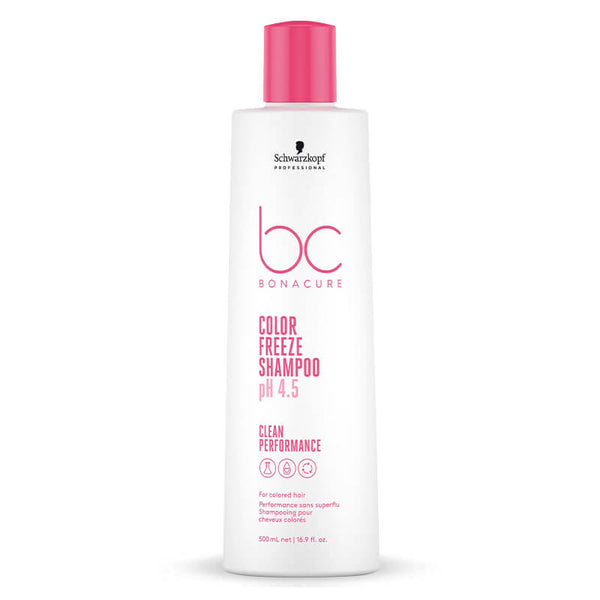 Schwarzkopf BC Clean Performance pH 4.5 Color Freeze Shampoo 500ml - Salon Style