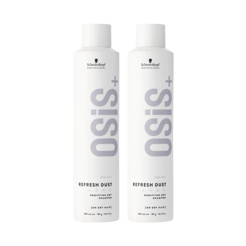 Schwarzkopf OSiS+ Refresh Dust Bodifying Light Texture Powder Spray 300ml Twin Pack