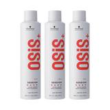 Schwarzkopf OSIS + Session Extra Strong Hold Hairspray 300ml Trio Pack