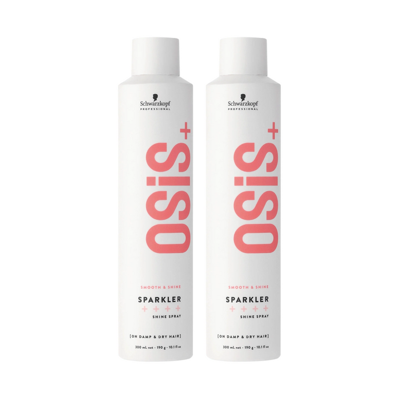 Schwarzkopf OSiS+ Sparkler Instant Sparkling Shine Spray 300ml Twin Pack