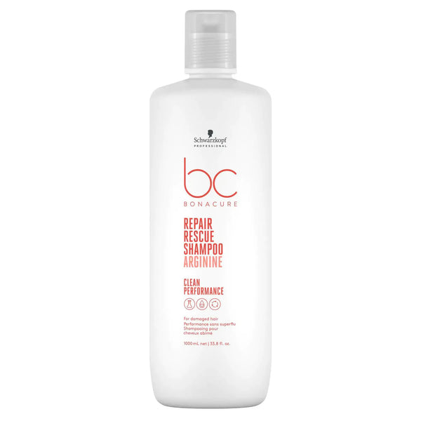 Schwarzkopf Professional BC Clean Performance Repair Rescue Shampoo & Conditioner 1 Litre Duo