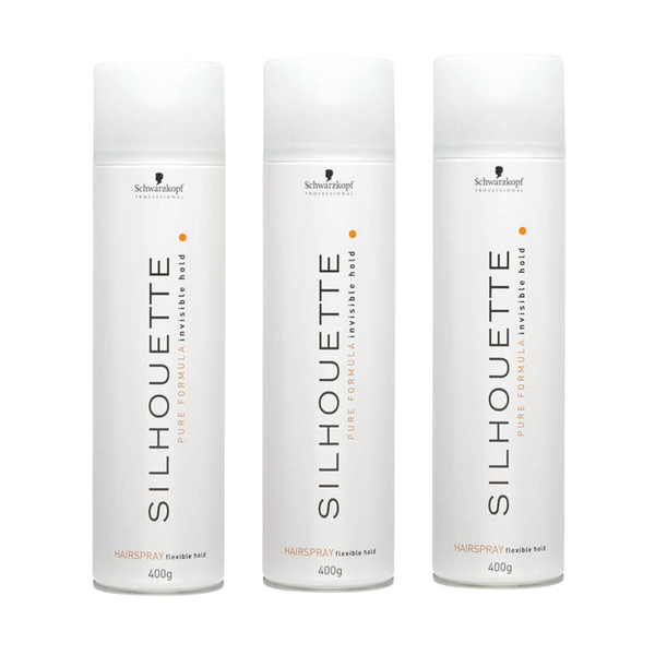 Schwarzkopf Silhouette Flexible Hold Lacquer 400g Trio