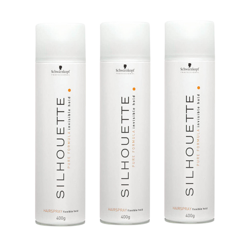 Schwarzkopf Silhouette Flexible Hold Lacquer 400g Trio