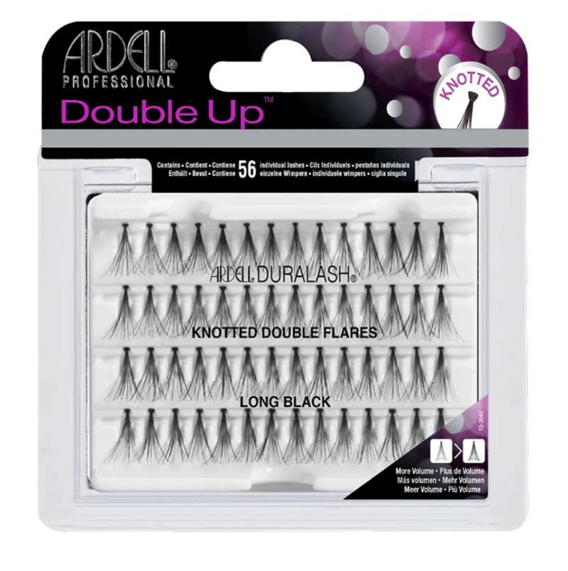 Ardell Double Up Knotted Flare Lashes Long Black