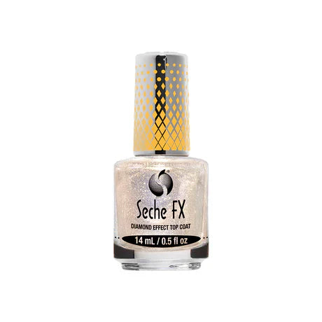 Seche FX Diamond Effect Top Coat Gold 14ml