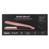 Silver Bullet Titanium 230 Supernova Touch Screen Hair Straightener Vintage Rose