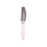 Olivia Garden Fingerbrush Combo Curved & Vented Paddle Brush Pink Petite