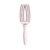 Olivia Garden Fingerbrush Combo Curved & Vented Paddle Brush Pink Medium