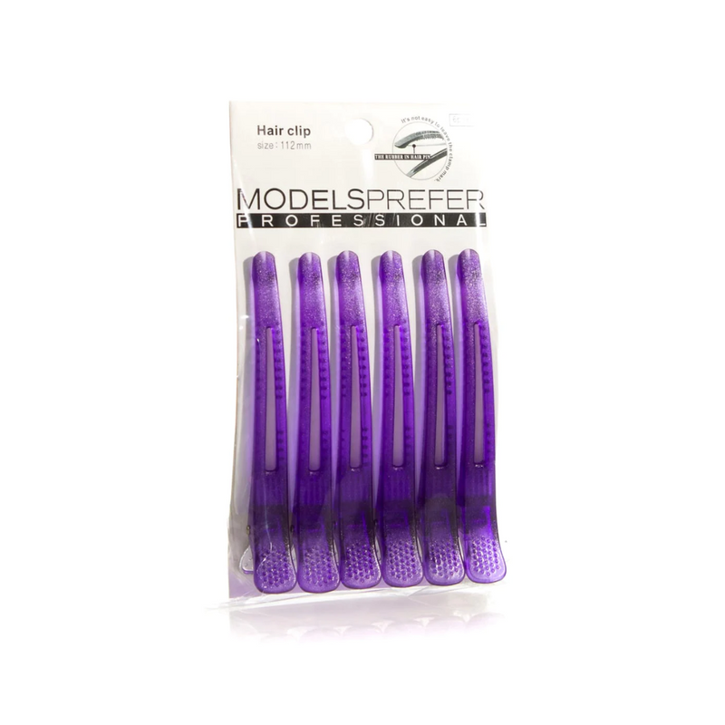 Models Prefer Perfect Fit Clips Purple 6pk