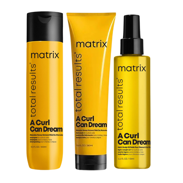 Matrix Total Results A Curl Can Dream Shampoo, Rich Mask & Oil Trio