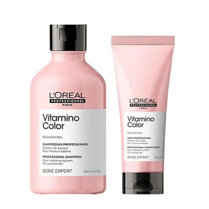 L'oreal Professionnel Vitamino Color Shampoo 300ml & Conditioner 200ml Duo