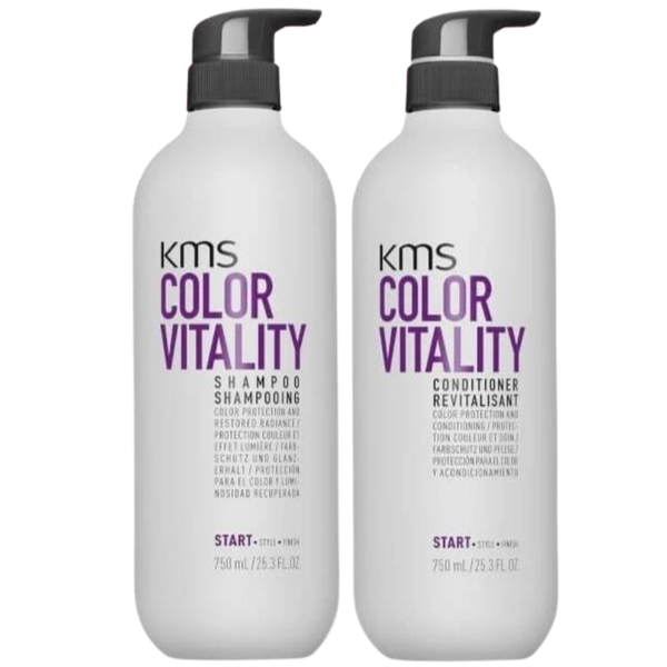 KMS Color Vitality Shampoo and Conditioner 750ml Duo Pack - Beautopia Hair & Beauty