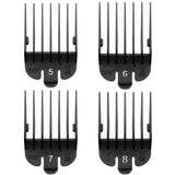 Wahl Black Attachment Combs 1-8 pack - Beautopia Hair & Beauty