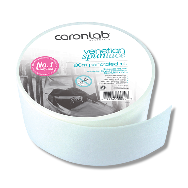 Caronlab Venetian Spunlace Perforated Roll 100m - Beautopia Hair & Beauty