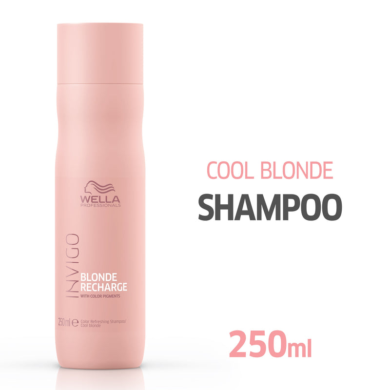 Wella Invigo Blonde Recharge Cool Blonde Color Refreshing Shampoo 250ml