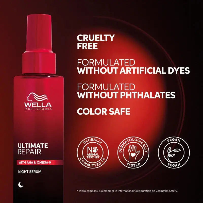 Wella Ultimate Repair Night Hair Serum 95ml