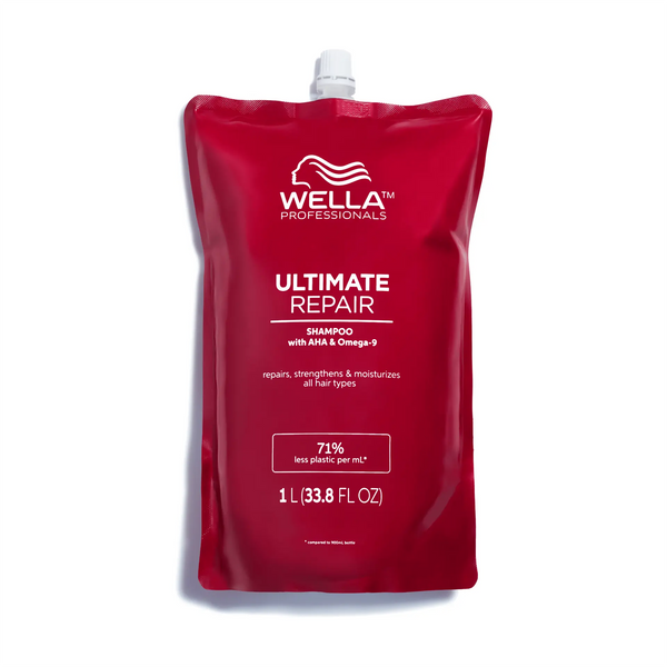 Wella Ultimate Repair Shampoo Step 1 1 Litre Pouch