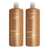 Wella Ultimate Smooth Shampoo & Conditioner 1 Litre Duo