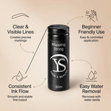 Ysen's Brow Mapping Thread Black (30m)
