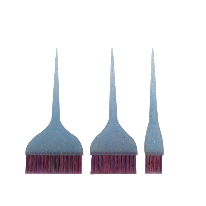 Santorini Glitter Tint Brush Trio Blue