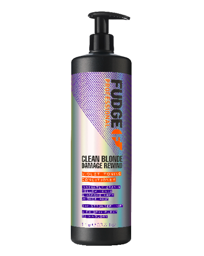 Fudge Clean Blonde Damage Rewind Violet Toning Conditioner 1 Litre - Beautopia Hair & Beauty
