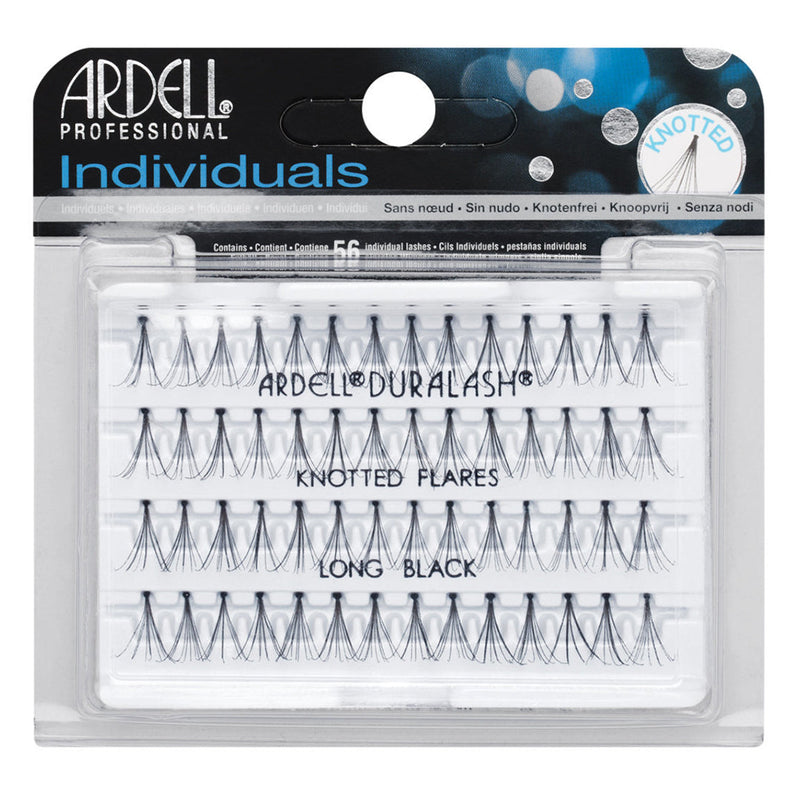 Ardell Duralash Individual Knotted Flare Lashes Long Black