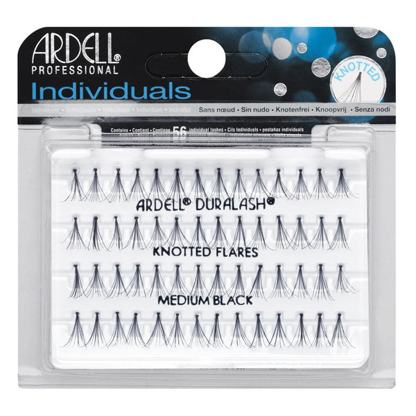 Ardell Duralash Individual Knotted Flare Lashes Medium Black