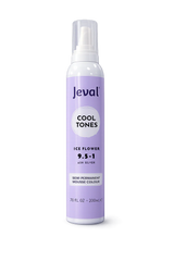 Jeval Cool Tones Ice Flower Semi Permanent Mousse Colour 9.5-1 Ash Silver 200ml