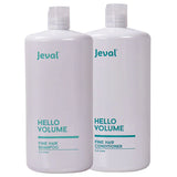 Jeval Hello Volume Fine Hair Shampoo & Conditioner Duo 1 Litre