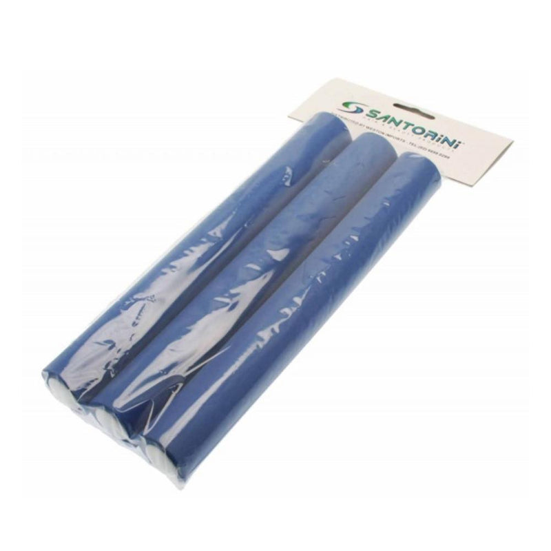 Santorini Flexible Rollers XLarge - Navy 32mm - 3pk - Beautopia Hair & Beauty