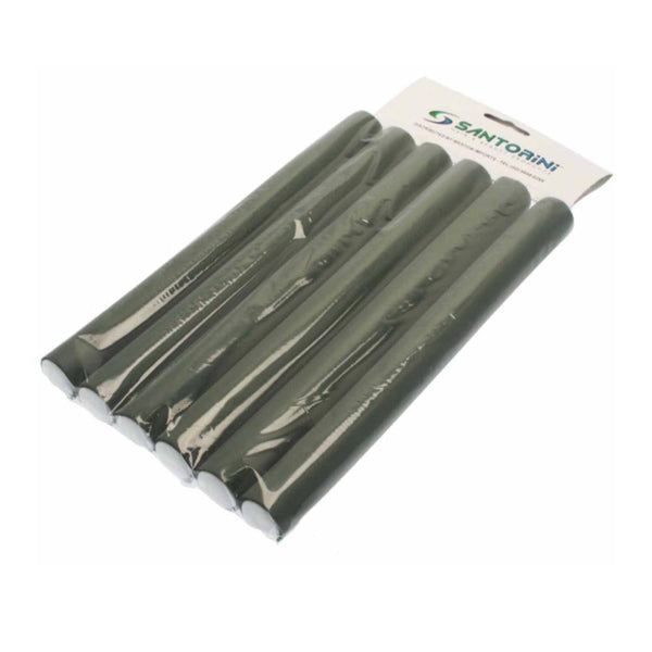 Santorini Flexible Rollers Large - Khaki 24mm - 6pk - Beautopia Hair & Beauty
