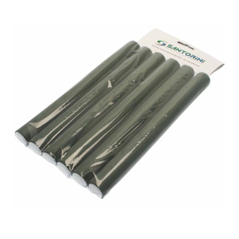 Santorini Flexible Rollers Large - Khaki 24mm - 6pk - Beautopia Hair & Beauty