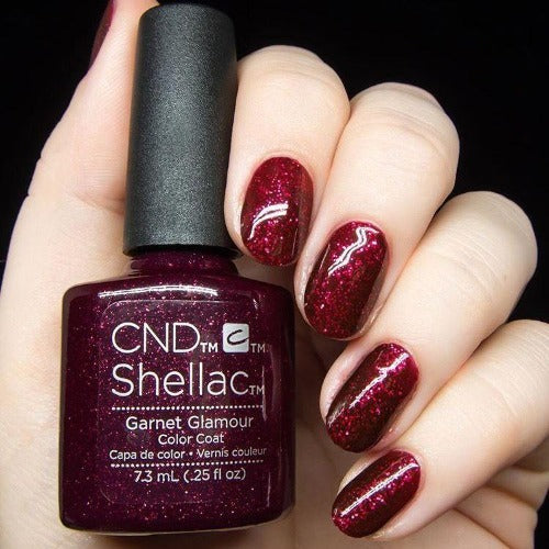 CND Shellac Gel Polish 7.3ml - Garnet Glamour - Beautopia Hair & Beauty