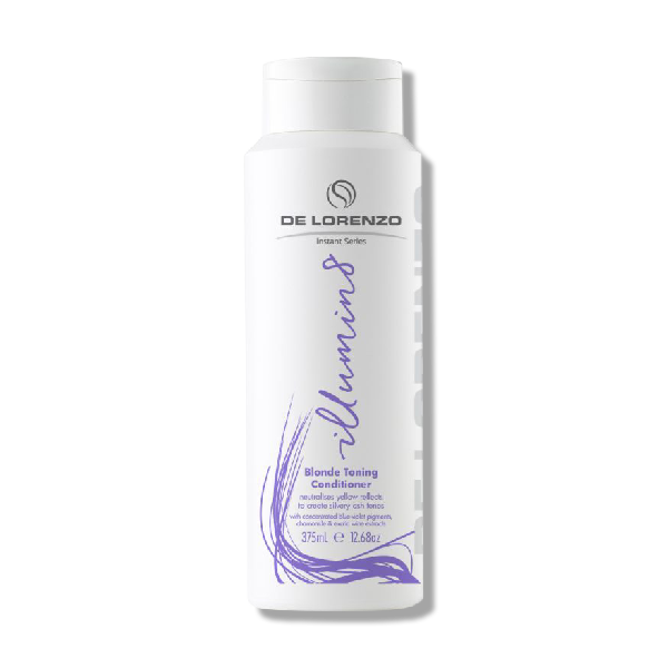 De Lorenzo Illumin8 Blonde Toning Conditioner 375ml - Beautopia Hair & Beauty