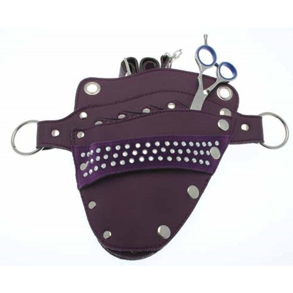 Beautopia Purple Scissor Pouch with Diamantes