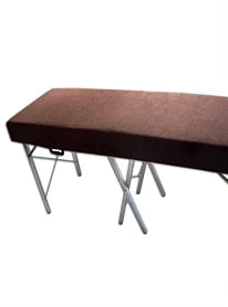 Santorini Pure Beauty Couch Cover Velcro Free Brown