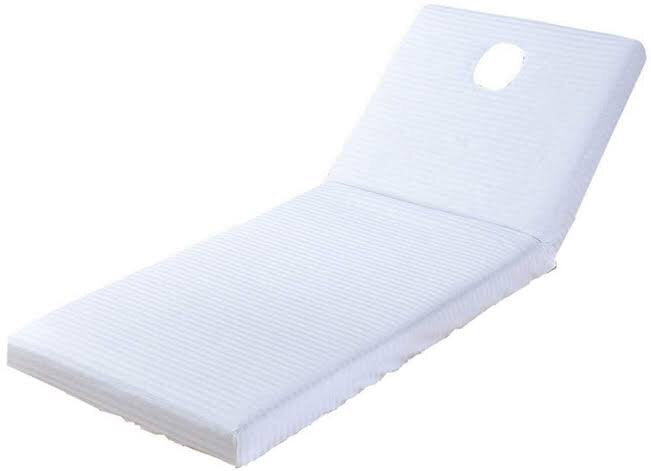 Santorini Pure Beauty Couch Cover Velcro Free White with Face Hole